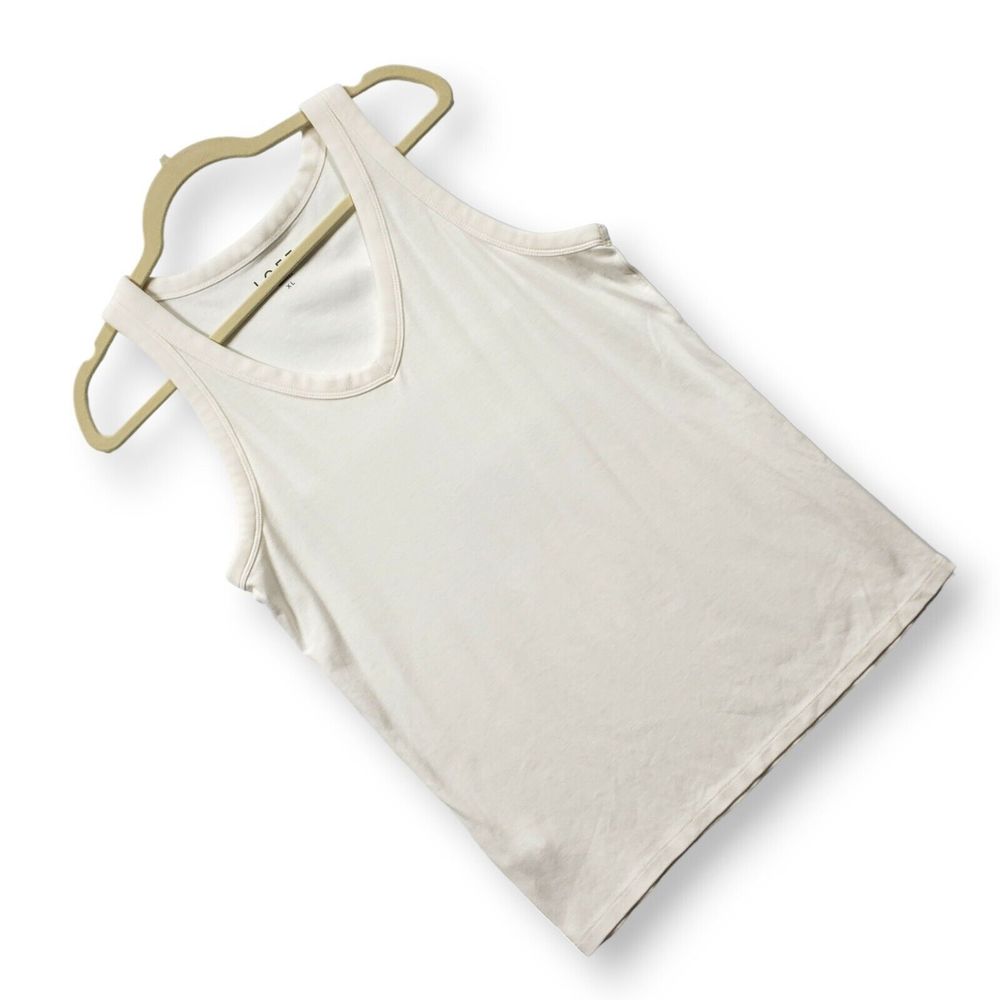 LOFT Ivory Sleeveless Top